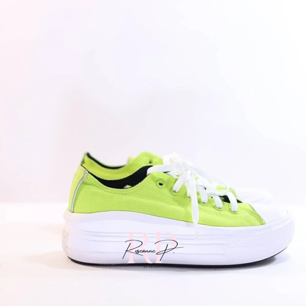 Converse Chuck Taylor All Star Move Low Lime Twist SZ 7 NWOT
